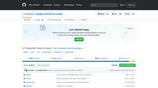 GitHub - googleapis/google-auth-library-nodejs: Google Auth Library ...