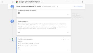 Google Account Login page stuck, not working - Google Product Forums
