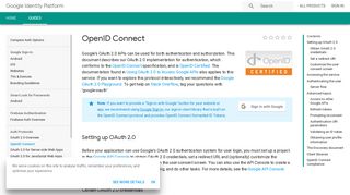 OpenID Connect | Google Identity Platform | Google Developers