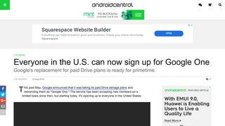 Everyone in the U.S. can now sign up for Google One | Android Central