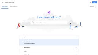 Optimize Help - Google Support