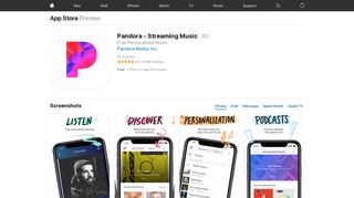 Pandora - Streaming Music on the App Store - iTunes - Apple