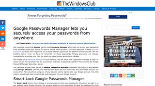 Google Passwords Manager lets you securely access your passwords