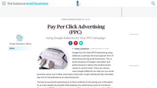 Google Pay Per Click Advertising or PPC Using AdWords
