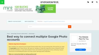Best way to connect multiple Google Photo accounts - Android ...