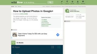 How to Upload Photos in Google+: 15 Steps (with Pictures)