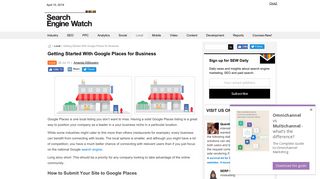 Getting Started With Google Places for Business - Search Engine Watch