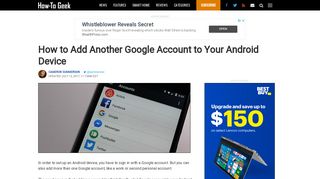 How to Add Another Google Account to Your Android Device