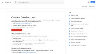 Create a Gmail account - Gmail Help - Google Support