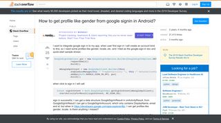 How to get profile like gender from google signin in Android ...