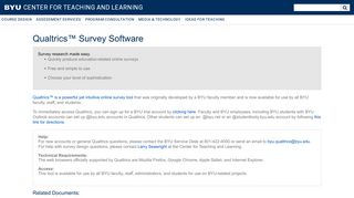 Qualtrics™ Survey Software | CENTER FOR TEACHING AND ...