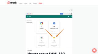 How to set up SAML SSO with Google Apps - Robin