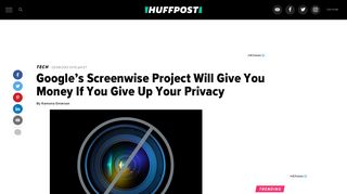 Google's Screenwise Project Will Give You Money If You Give Up Your ...