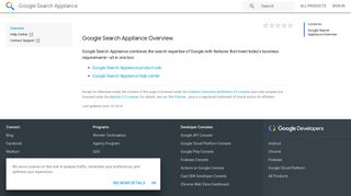 Google Search Appliance | Google Developers