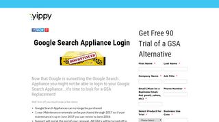 Google Search Appliance Login - Yippy Inc