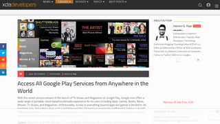 Access All Google Play Services from Anywhere in ... - XDA Developers