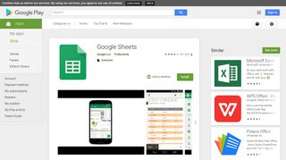 Google Sheets - Apps on Google Play