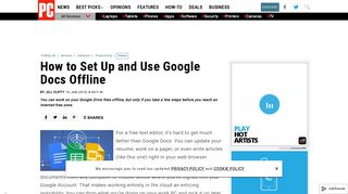 How to Set Up and Use Google Docs Offline - PCMag UK