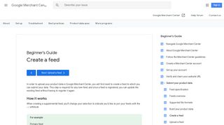 Create a feed - Google Merchant Center Help - Google Support