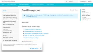 Feed Management | Shopping Automation | Google Developers