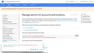 Manage admins for accounts and locations | Google My Business ...