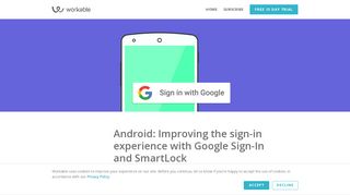 Android: Improving the sign-in experience with Google Sign-In and ...