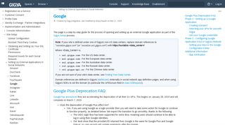 Google - Gigya Documentation - Developers Guide