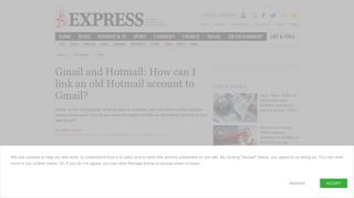 Gmail and Hotmail: How can I link an old Hotmail account to Gmail ...