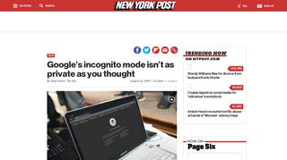Google's incognito mode isn't as private as you thought