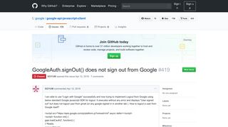 GoogleAuth.signOut() does not sign out from Google · Issue #419 ...