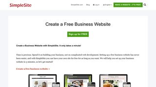 Create a Free Business Website - SimpleSite Blog (EN) | Web Design ...