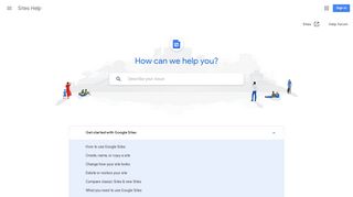 Sites Help - Google Support