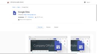 Google Sites - Google Chrome