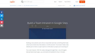 How to Make a Free Website in 5 Minutes with Google Sites - The ...