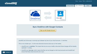 OneDrive Google Contacts - Sync and Integrate - cloudHQ