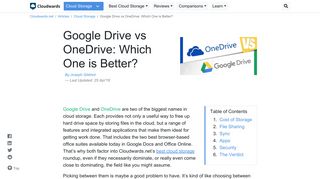 Google Drive vs OneDrive: Which One is Better? - Cloudwards.net