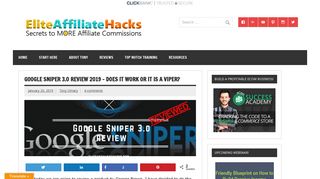 Google Sniper 3.0 Review 2019- Does it Work or it is a Viper? - Elite ...