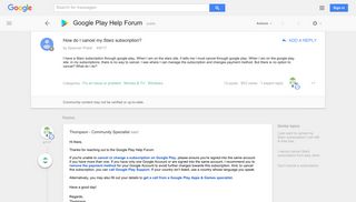 How do I cancel my Starz subscription? - Google Product Forums