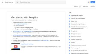 Get started with Analytics - Analytics Help - Google Support