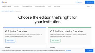 G Suite Editions | Google for Education