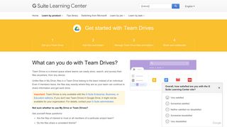 Team Drives: Get Started | Learning Center | G Suite - Google
