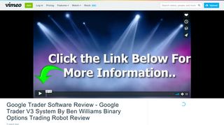 Google Trader Software Review - Google Trader V3 System By Ben ...