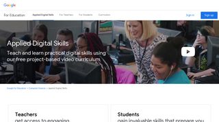 Google Applied Digital Skills - Teach & Learn Practical Digital Skills