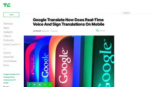 Google Translate Now Does Real-Time Voice And Sign Translations ...
