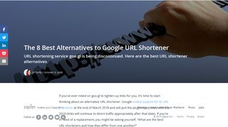 The 8 Best Alternatives to Google URL Shortener - Zapier