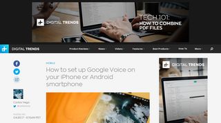 How to Set up Google Voice on iOS or Android Smartphones | Digital ...