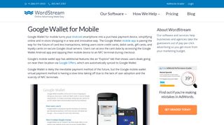 Google Wallet for Mobile - WordStream
