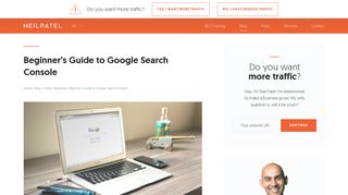 Beginner's Guide to Google Webmaster Tools - Neil Patel