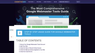 Google Webmaster Tools (GWT) - Step By Step Usage Guide by ...