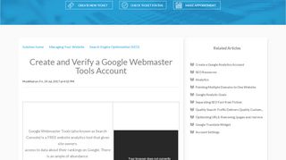 Create and Verify a Google Webmaster Tools Account : LiveEdit ...